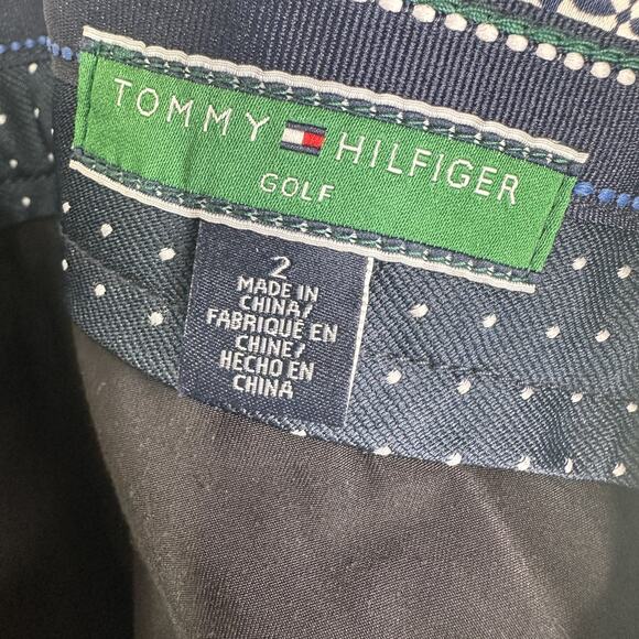 Tommy Hilfiger Golf Lesota Skort Womens‎ 2 Navy White Print Knee Length Pockets - Picture 9 of 12